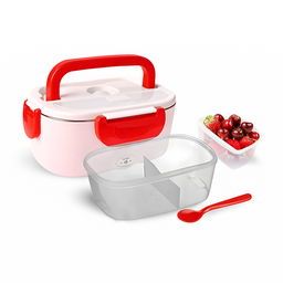 Marmita Elétrica Portátil Bivolt - Vermelho - 1