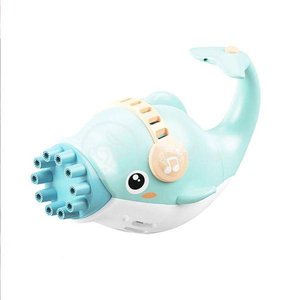 Golfinho Bolhudo Lança Bolhas Sabão Criança Infantil Azul 10