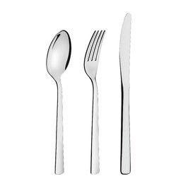 Faqueiro aço inox 130 pçs sem estojo mônaco tramontina - 1