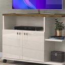 Ver imagem 3 de Rack Pequeno para Sala Off White Canela Lisboa Lukaliam