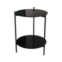 Ver imagem 2 de Mesa Lateral Industrial Premium Marbella Preta