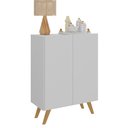Ver imagem 1 de Armário Cômoda Infantil 2 Portas Retrô Multimóveis Mp4231