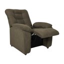 Ver imagem 3 de Poltrona do Papai Space 88cm Reclinável Manual Suede Capuccino - Sallar Home