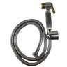 Ducha Higienica Luxo Intimo Bide Chuveirinho de Mao Suporte Metal Cromo Banheiro Banho - 1