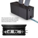 Ver imagem 3 de Caixa Organizadora Porta Fios Cabo Celular Organizador Preto