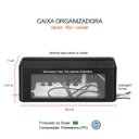 Ver imagem 2 de Caixa Organizadora Porta Fios Cabo Celular Organizador Preto