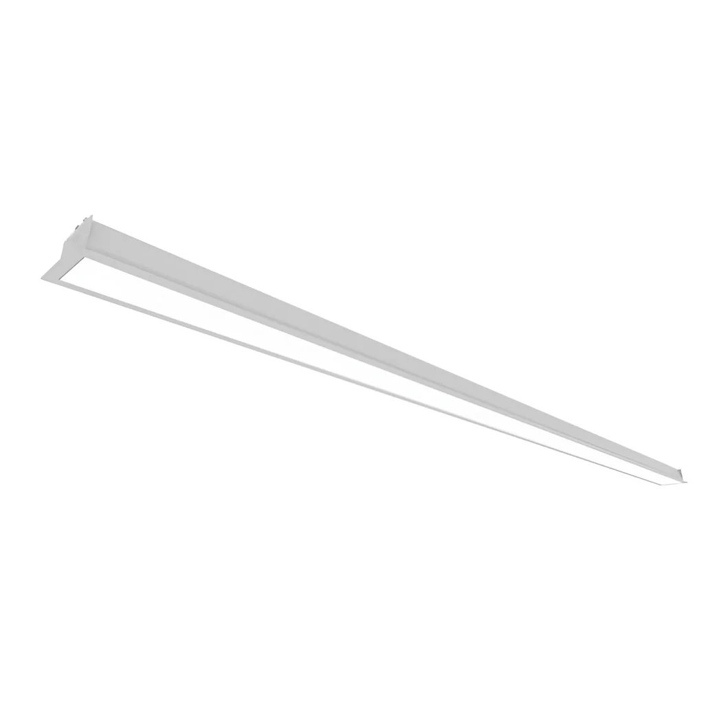 Plafon Luminária de Ruler Retangular 2 Tubular T8 de 120cm Branco 130x10x11cm Usina - 4