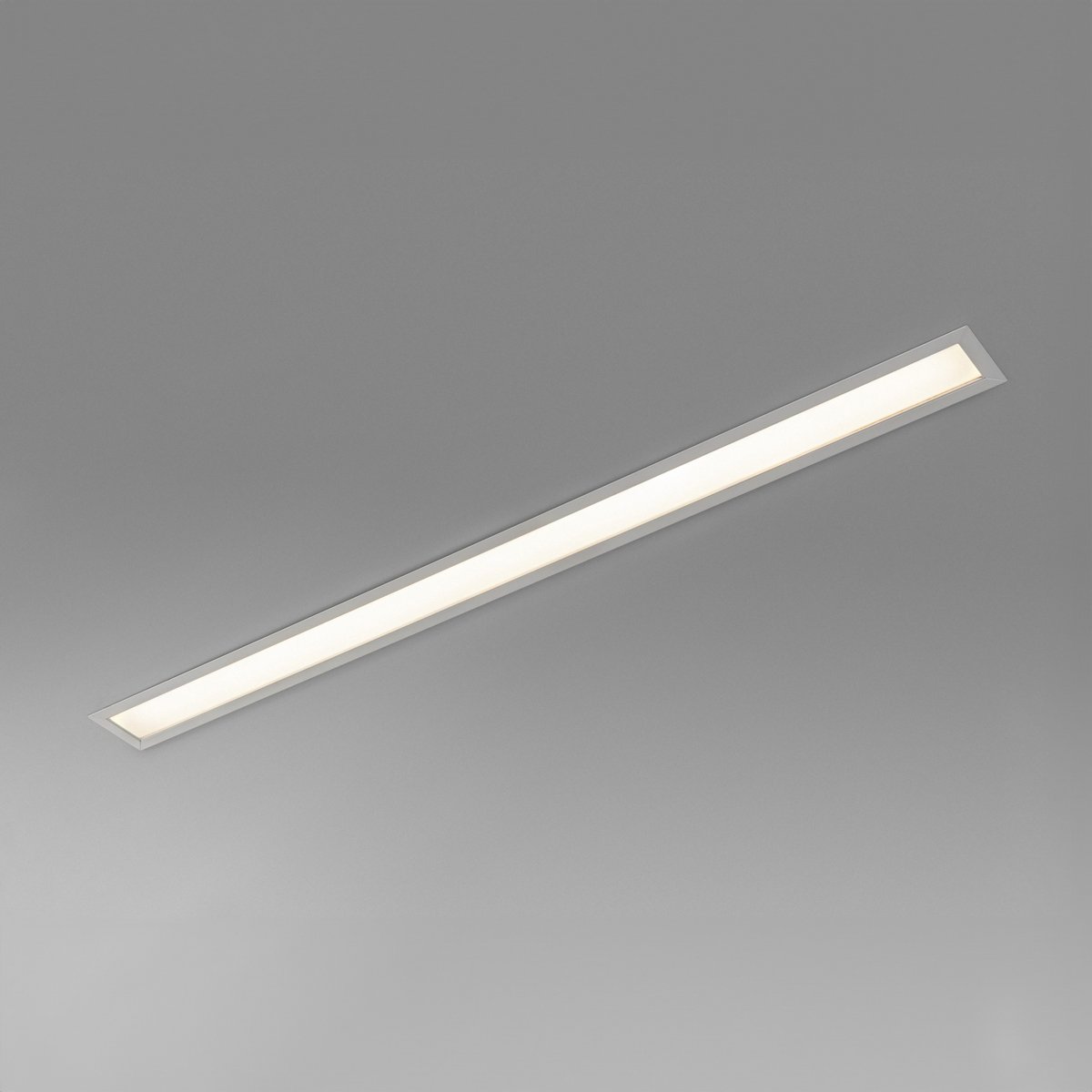 Plafon Luminária de Ruler Retangular 2 Tubular T8 de 120cm Branco 130x10x11cm Usina - 3