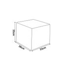 Ver imagem 5 de Poltrona de Amamentação Balanço Madeira e Puff Angelin Suede P02 - D’Rossi