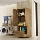 Ver imagem 2 de Armário Multiuso Dispensa Lavanderia Sevilha:cedro