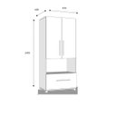 Ver imagem 3 de Armário Multiuso Dispensa Lavanderia Sevilha:cedro