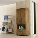 Ver imagem 1 de Armário Multiuso Dispensa Lavanderia Sevilha:cedro