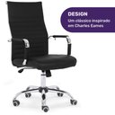 Ver imagem 6 de Cadeira de Escritório Moob Chicago Presidente Giratória com Encosto Prolongado e Função Relax