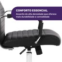 Ver imagem 7 de Cadeira de Escritório Moob Chicago Presidente Giratória com Encosto Prolongado e Função Relax