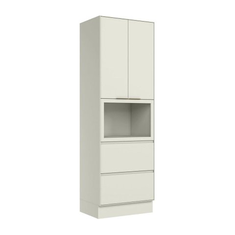 Torre Quente Fineze 2 Portas 2 Gavetas 100% MDF Areia Hp - Henn