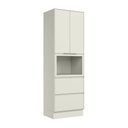 Ver imagem 1 de Torre Quente Fineze 2 Portas 2 Gavetas 100% MDF Areia Hp - Henn