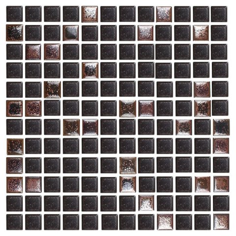 Pastilha de Vidro Nefertiti Cobre 2x2 Placa 30x30cm - 1012020005