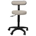 Ver imagem 7 de Maca Extensão de Cílios e Sobrancelhas com Massagem + Cadeira Mocho Corino Bege