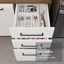 Ver mais imagens de Armário de Cozinha Completa 340cm Rustic/branco Agata Madesa 01 Rustic/branco