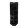 Tomada em Barra 4 Vias 2p+t 10a 250v Preta Pluzie - 1