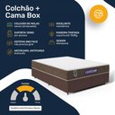 Ver imagem 5 de Cama Box com Colchão Gazin de Molas Ensacadas One Face Air Light Queen 158cm