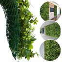 Ver imagem 6 de 23 Placas Decorativas para Muro Verde Artificial com Folhas Ornamentais Permanentes e Acabamento Pre