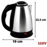 Chaleira Elétrica Haüskraft 1100w Inox 127v 1.8l - 3