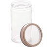 Kit 2 Potes Vidro Tampa Metal 500ml Gastro Lyor Rosé Porta Mantimentos Decorativo - 7