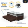 Cama Box com Colchao Espuma D33 Pillow In Anjos Ortosleep + Auxiliar de Espuma Unique Solteiro 88cm - 6
