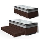 Ver imagem 1 de Cama Box com Colchao Espuma D33 Pillow In Anjos Ortosleep + Auxiliar de Espuma Unique Solteiro 88cm