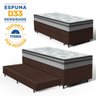 Cama Box com Colchao Espuma D33 Pillow In Anjos Ortosleep + Auxiliar de Espuma Unique Solteiro 88cm - 3
