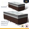 Cama Box com Colchao Espuma D33 Pillow In Anjos Ortosleep + Auxiliar de Espuma Unique Solteiro 88cm - 4