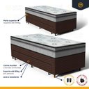 Ver imagem 4 de Cama Box com Colchao Espuma D33 Pillow In Anjos Ortosleep + Auxiliar de Espuma Unique Solteiro 88cm