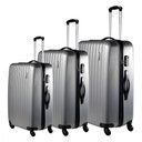 Ver imagem 1 de Conjunto Malas de Viagem Londres P, M e G Swiss Move Prata
