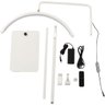 Luminaria Chao Estetica Led Meia Lua Arco 36W Regulavel Suporte Celular Spa Salao Beleza Maquiagem C - 7
