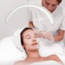 Luminaria Chao Estetica Led Meia Lua Arco 36W Regulavel Suporte Celular Spa Salao Beleza Maquiagem C - 6