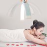 Luminaria Chao Estetica Led Meia Lua Arco 36W Regulavel Suporte Celular Spa Salao Beleza Maquiagem C - 1