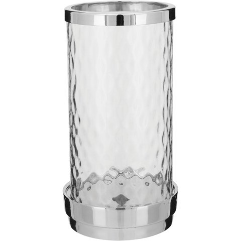 HOME&CO DRACO CASTIÇAL 28x13x14cm VIDRO TRANSP