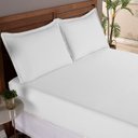 Ver imagem 2 de Jogo de Cama Lençol 2 Peças 400 Fios com Aba Americana