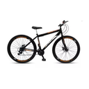 Ver imagem 2 de Bicicleta Aro 26 Aero 21 Marchas Velox - Preto - Ello Cor:preto/laranja