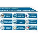 Ver imagem 2 de Colchão Queen Espuma D33 Pérola Premium Euro Pillow (158x198x24) - Polar