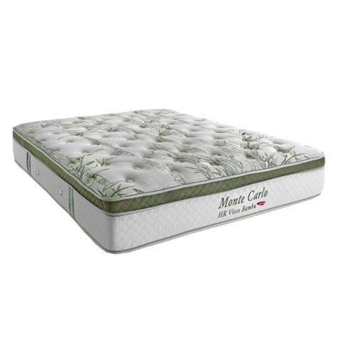 Colchão Queen Molas Ensacadas Visco Masterpocket Monte Carlo Euro Pillow (158x198x33) - Herval