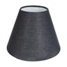 Cúpula para Abajur Clássica Cone 11x8x14 Tecido Algodão Ref 04 - Preto - 2