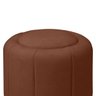 Puff Redondo Orgânico Resistente Flora 45x45 Bouclê - Sofa Store:bouclê Terracota - 3