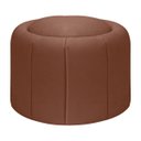Ver imagem 1 de Puff Redondo Orgânico Resistente Flora 45x45 Bouclê - Sofa Store:bouclê Terracota