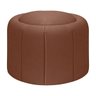 Puff Redondo Orgânico Resistente Flora 45x45 Bouclê - Sofa Store:bouclê Terracota - 1