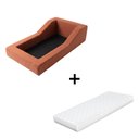 Ver imagem 7 de Cama Infantil Montessoriana a Vácuo Solteiro Colchão Brinde Bouclê Terracota Montanaris Decor