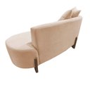 Ver imagem 4 de Namoradeira Sofá Feijão Luna Orgânica Suede Bege