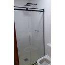 Ver imagem 1 de Box Light para Banheiro 1,90x1,00m 8mm Preto Woodglass Light Preto