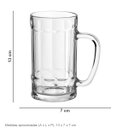 Ver imagem 7 de Caneca de Vidro 410ml Transparente 13x7x7cm Café Chá Leite Chocolate Cappuccino